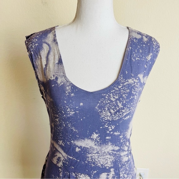 RVCA Later Dude Purple Acid Ocean Wash Panel V-Neck Romper - Picture 3 of 11